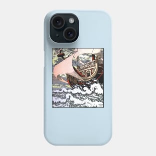 The Little Mermaid - Ship on the Ocean - Ivan Bilibin Phone Case