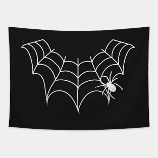 Black Widow Spider Web Collar Tapestry