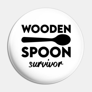 Wooden Spoon Survivor Pin