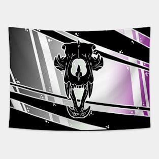 Ace Pride Skull - Bear Tapestry