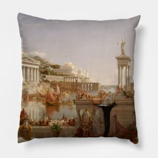 The Consummation of Empire from The Course of Empire by Thomas Cole Pillow