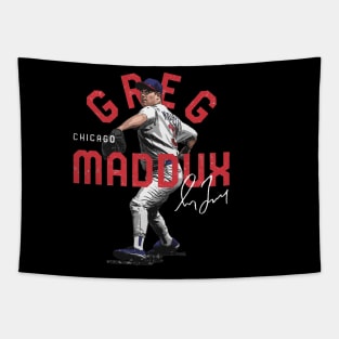 Greg Maddux Chicago Arc Tapestry