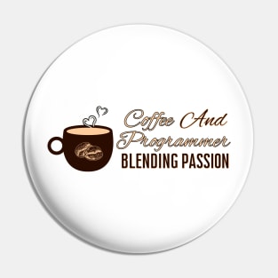 Coding with Coffee Bliss Pin