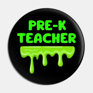 Pre-k teacher aliens Pin