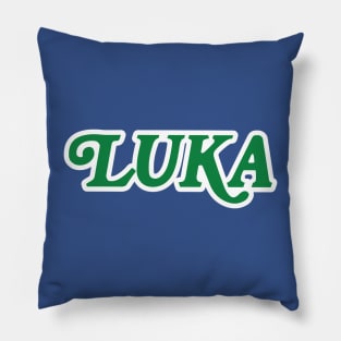 Luka Doncic Retro Dallas Mavericks Pillow