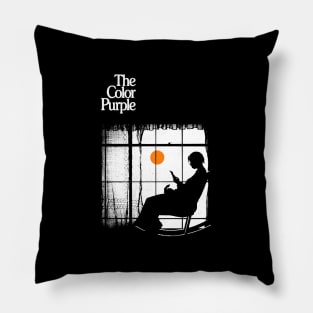 The Color Purple Silhouette Vibe Pillow