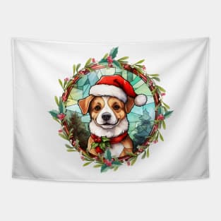 Woofy Christmas Tapestry