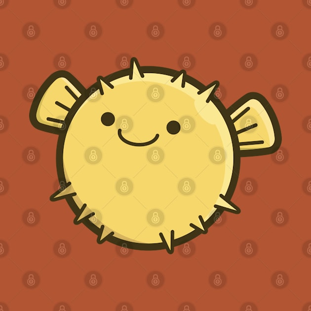 Cute Puffer Fish by StimpyStuff