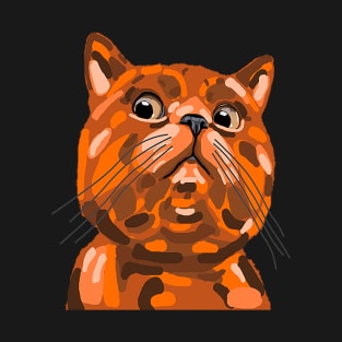 Cat Illustration T-Shirt