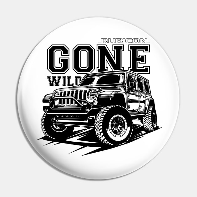 Jeep Wrangler Rubicon Pin by idrdesign