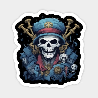 SKULL FUNK WIZARD Magnet