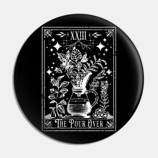 The Pour Over Coffee Tarot Card Pin