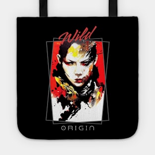 Martial Art Kung Fu Wild Nature Free Spirit Art Brush Painting Tote