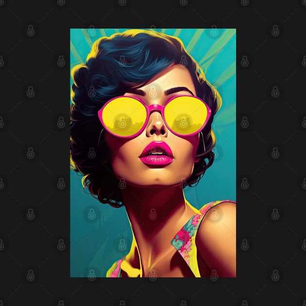 Yellow sunglasses by obstinator