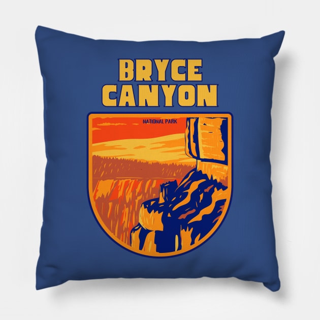 Bryce Canyon National Park Pillow by soulfulprintss8