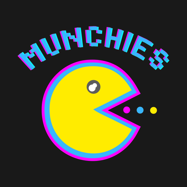 Munchies Pixel I love Arcade games Monster  BoomBoomInk by BoomBoomInk