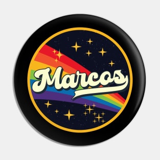 Marcos // Rainbow In Space Vintage Style Pin