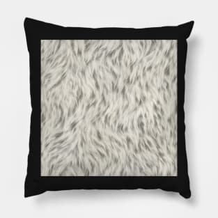 White Fur Pillow