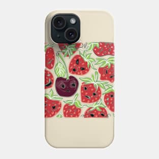 Strawberries in Summer Phone Case