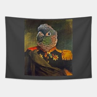 Parrot Miliary Portrait Tapestry