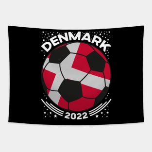 Denmark Flag Soccer Football Team Tapestry