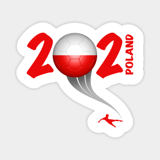 Poland Euro Soccer 2021 Magnet