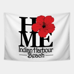 HOME Indian Harbour Beach Red Hibiscus Tapestry