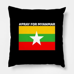 Pray For Myanmar Pillow