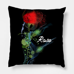 Rose Flower Pillow