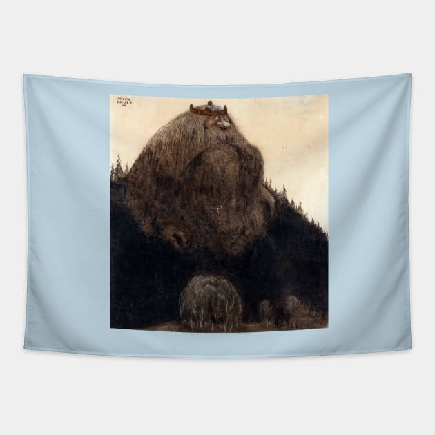 King of the Hill - Jon Bauer Tapestry by forgottenbeauty