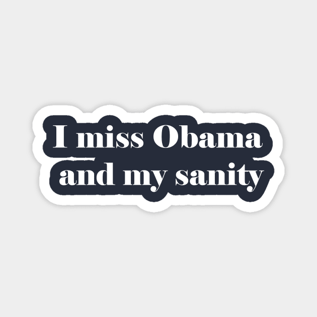 Obama & Sanity Magnet by GrayDaiser