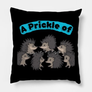 A Prickle of Porcupines Pillow