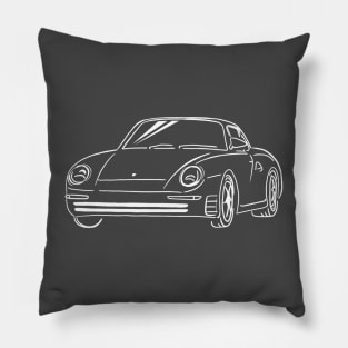 Stylish Porsche 959 Pillow