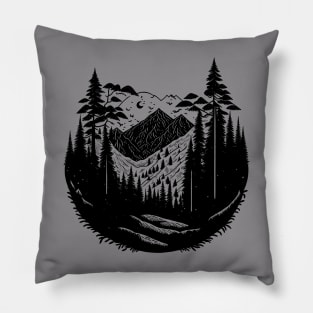 colorless nature Pillow