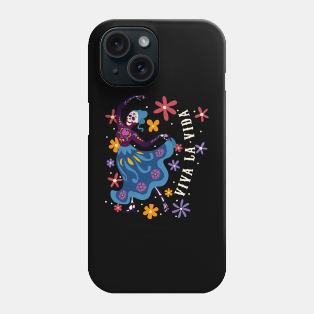 Viva la vida - La Catrina Phone Case by verde