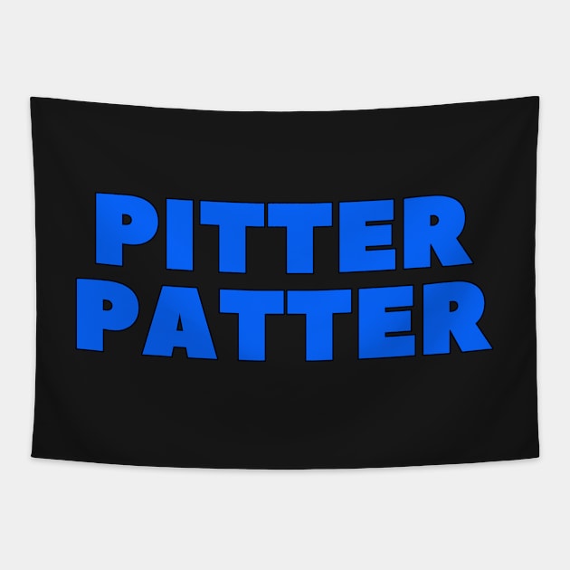 PITTER PATTER Tapestry by HOCKEYBUBBLE