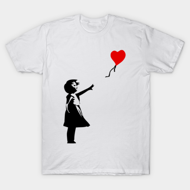 banksy balloon girl - Banksy - T-Shirt