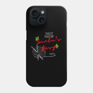 Santa's Busy Knitting Phone Case