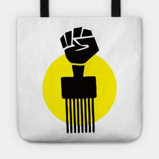 Black Hair | Afro Pick . African American Afrocentric Shirts, Hoodies, and gifts Tote