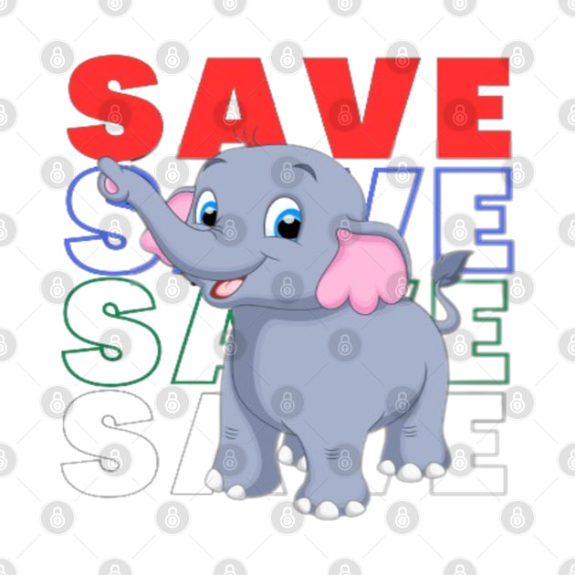 Save Elephant by Jerry the Artist