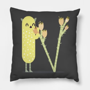 Letter N Pillow