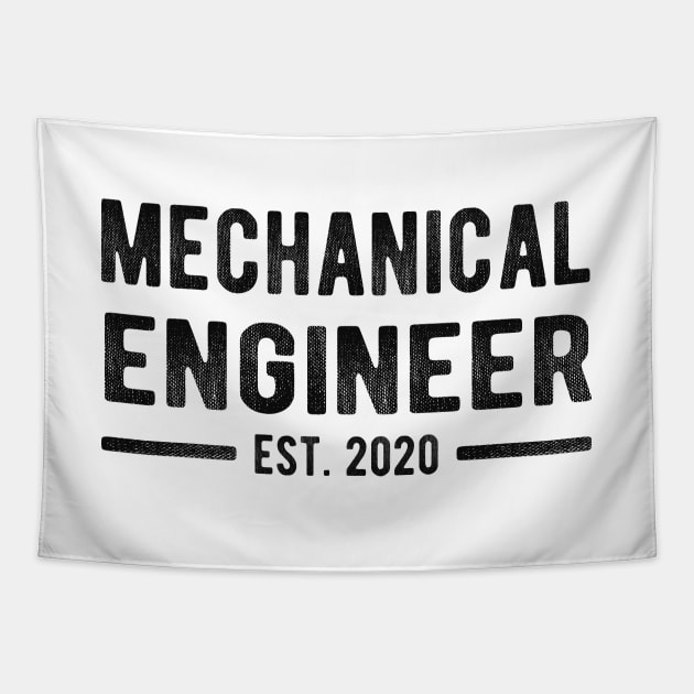 Mechanical Engineer Est. 2020 Tapestry by KC Happy Shop