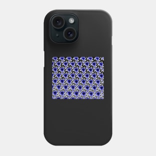 Neon triangle chainmail Phone Case