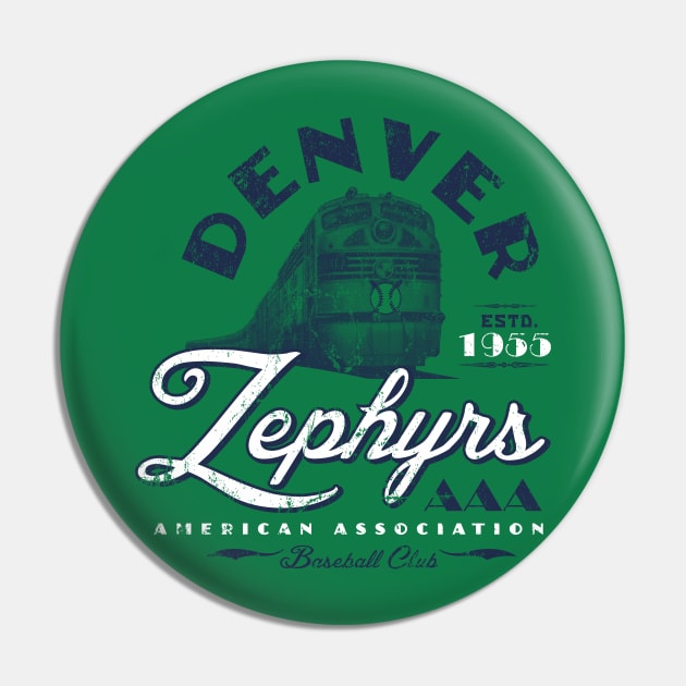 Denver Zephyrs Pin by MindsparkCreative