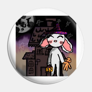 bunny trick or treating Pin