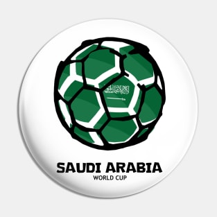 Saudi Arabia Football Country Flag Pin