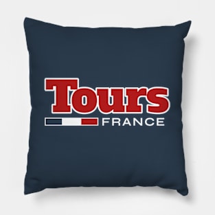 Tours France Retro Pillow