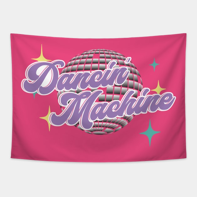 Dance Machine Tapestry by Mercado Graphic Design