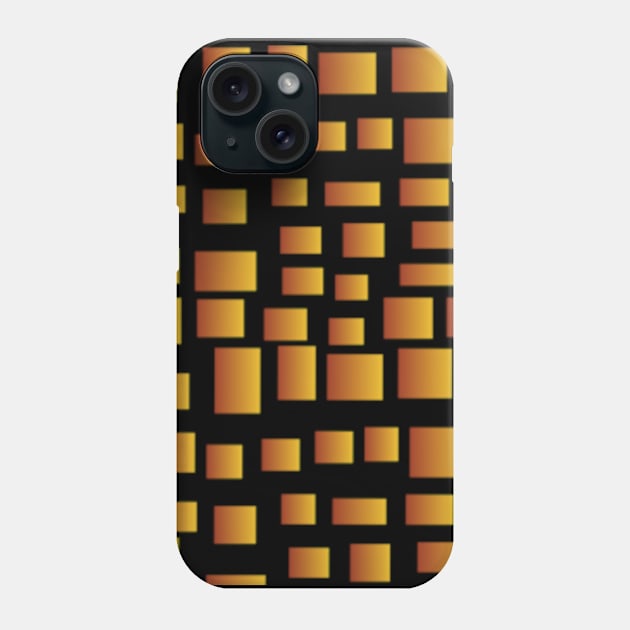 Gradient square pattern. Phone Case by SAMUEL FORMAS