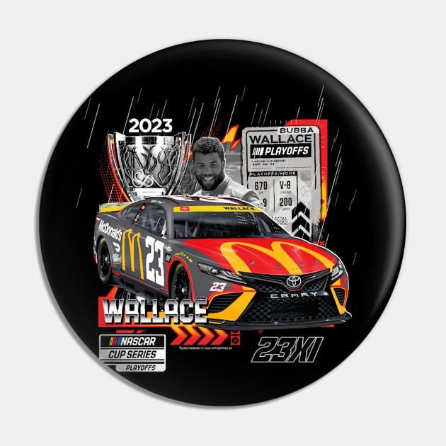 Bubba Wallace Series Playoffs Pin by art.Hamdan